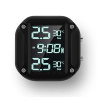 Sistema de supervisión de presión de neumáticos inalámbrico, TPMS con carga USB para motocicleta con 2 sensores externos, pantalla LCD Digital - details 6