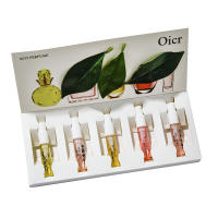 Conjunto de Perfume Dorado Portátil Fragancia Natural Duradera de 3ml Spray Corporal para Mujeres - details 8
