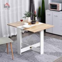 Mesa Plegable Moderna de Comedor Diseño Compacto para Ahorrar Espacio 103x76x73,5cm Madera - details 1