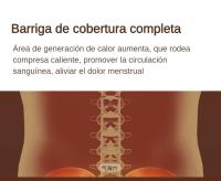 Almohadilla Térmica Menstrual , Cinturón Térmico Eléctrico USB, 4 Niveles de Calor y 4 Modos de Masaje, Soporte Lumbar Calentado para Alivio del Dolor Menstrual - details 6