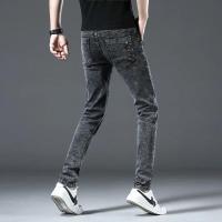 Jeans de Hielo de Moda para Hombres Pantalones de Denim Deslavados Retro con Estilo para Otoño - details 7