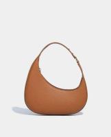 Bolso de mano de cuero vegano cervino con asa superior para mujer, bolso de mano con diseño de media luna cruzada, bolso versátil, mochila de lujo de alta gama - details 13