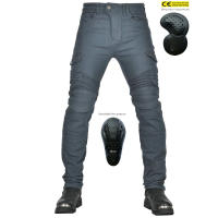 Jeans Militar Verde Pantalones Anti-CAída para Hombres y Mujeres Locomotora de Moda para Ciclistas - details 8