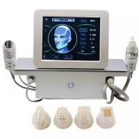 radiofrecuencia facial Escritorio Gold RF Microneedle Instrumento de belleza Acné Pit Acné Mark Lifting Apriete Facial con Martillo de hielo masajeador Cepillo facial eléctrico dermapen profesional - details 4
