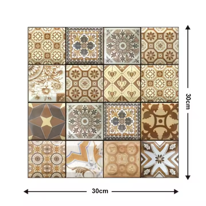 Diseño antibacteriano impermeable estereoscópico dormitorio calcomanía de pared para decoración de pared papel tapiz 3D papel tapiz de fondo - 1