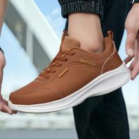 Zapatillas Deportivas Ligeras De Otoño Para Hombre, Zapatos Informales Con Cordones Para Hombre, Zapatos Deportivos Acolchados Para Correr, Zapatos Para Caminar Impermeables Para Invierno - details 15