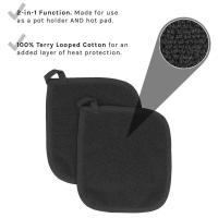 Almohadillas aislantes de piezas, manteles individuales de cocina resistentes al calor, para manopla de microondas y horno, 2 unidades - details 3