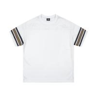 Camisetas de Verano Básicas Casuales para Hombres Algodón Puro, Cuello Redondo, Mangas Cortas, Estampado de Logotipo, Zapatillas y Ropa Deportiva - details 0