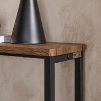 Mesa de Entrada Recibidor Mesa de Consola MDF y Hierro 120 x 80 x 20 cm FSB19-XL-N ES - details 5