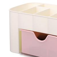 Organizador de cajones de escritorio, Caja de almacenamiento multifuncional, Organización ordenada, Maquillaje de plástico - details 3