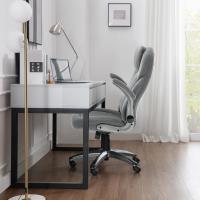 Silla de Oficina Ejecutiva Ergonómica Altura Ajustable, Resalto Alto, Brazos, Ruedas, Negro - details 14