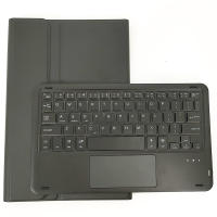 Funda con teclado Bluetooth para tableta Honor V7 Pro, 11 pulgadas, Trackpad, retroiluminación, teclado Inglés y Español - details 14