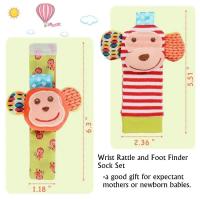 Sonajeros para bebés de 0 a 24 meses, juguetes de felpa suave, juego de sonajero de muñeca para pies, juguetes educativos de desarrollo para recién nacidos de dibujos animados para niños - details 21