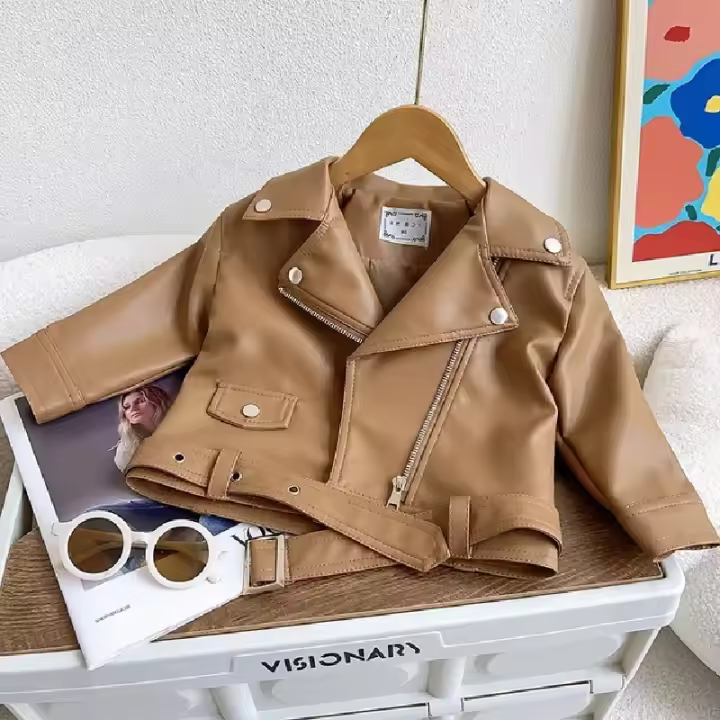 Chaqueta de Invierno para Niños Moda de Hombres PU - 1