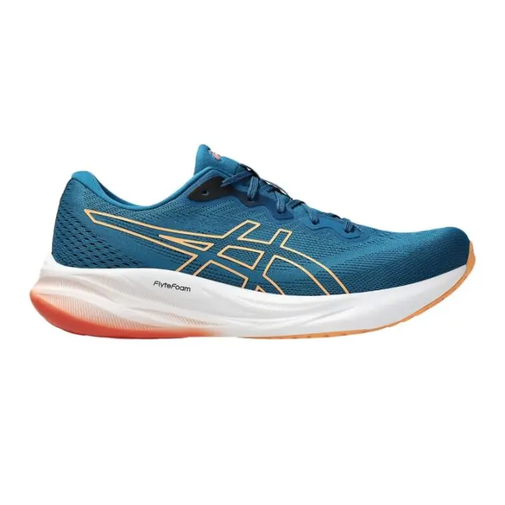 Leten Men GEL-PULSE 15 Zapatillas para correr en azul marino intenso/naranja desteñido - 1