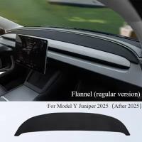 Nuevo Cubierta del tablero de mando para Tesla Model Y Juniper 2025 2026 Accesorios Anti-UV Centro de la consola de mando alfombra protectora almohadilla parasol - details 0