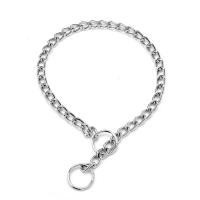 Collar de cadena de metal con correa de hierro inoxidable para adiestramiento de perros pequeños, medianos y grandes, Pitbull y Bulldog - details 5
