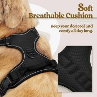 Arnés para perros sin tirantes, chaleco reflectante con mango fácil Control de perros medianos y grandes, suministros de entrenamiento para caminar al aire libre - details 3