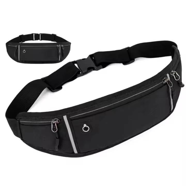 Bolsa de Cintura para Deportes al Aire Libre para Mujeres Impermeable, Ajuste Cerrado, Invisible, Antirrobo, Bolsa de Botella y Teléfono Móvil - 1