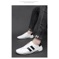 Zapatos De Tenis Para Hombre En Cuero Natural Suela De Goma Cómodos Y De Alta Calidad Zapatillas Casuales Para El Verano - details 14