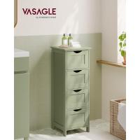 Armario de Baño Moderno Blanco 4 Cajones, 30 x 30 x 82 cm Ideal para Sala de Estar, Cocina, Comedor - details 8
