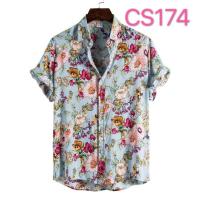 Camisa casual estampada de manga corta para hombre, novedad de verano 2021 - details 16