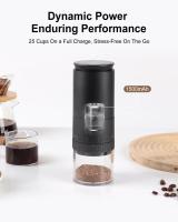Molinillo de café eléctrico portátil, molino de granos pequeño recargable, molinillo de viaje inalámbrico para Espresso, fermentación en frío, vierta - details 2