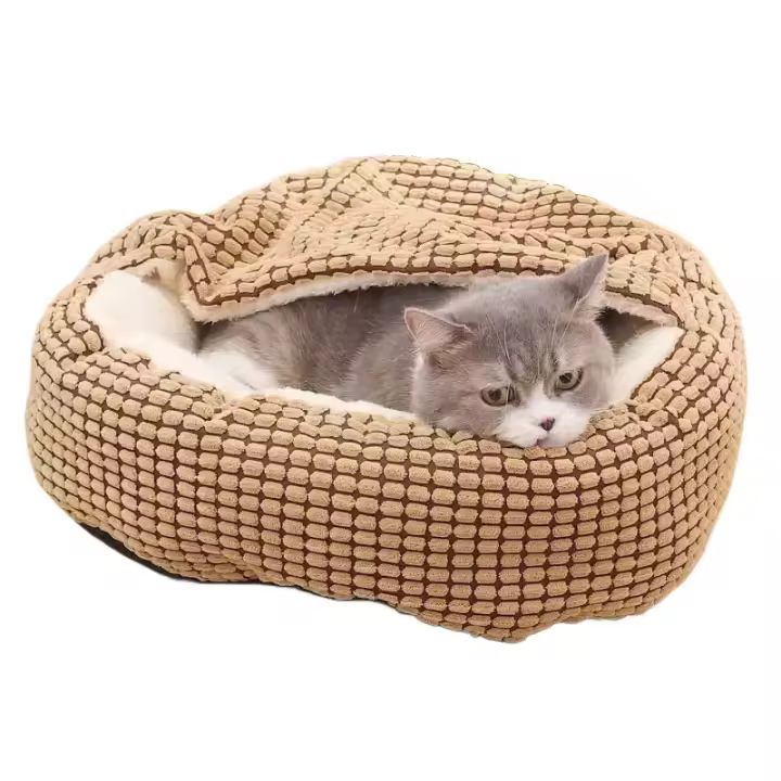 Saco de dormir súper suave para gatos, perrera para gatos, casa para mascotas cálida y transpirable, agradable para la piel - 1