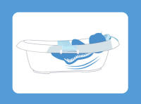 Alfombrilla de baño para bebé recién nacido, Protector de red de baño ajustable para recién nacido, accesorios de baño, productos para bebés, baño y ducha plegables - details 4