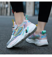 Zapatos de marca para niños, zapatillas de deporte para niñas, zapatos deportivos transpirables para niños, zapatillas de tenis cómodas informales de color rosa a la moda para uso diario - details 14