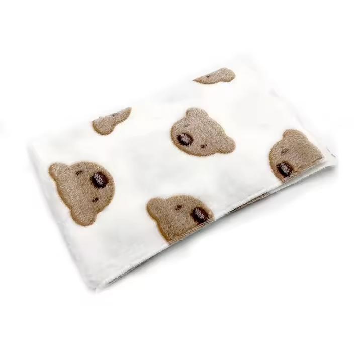 Manta de franela suave para mascotas, alfombrilla para cama de perro, forro polar cálido, funda para cama de cachorro y gato, suministros para sofá, cojín - 1