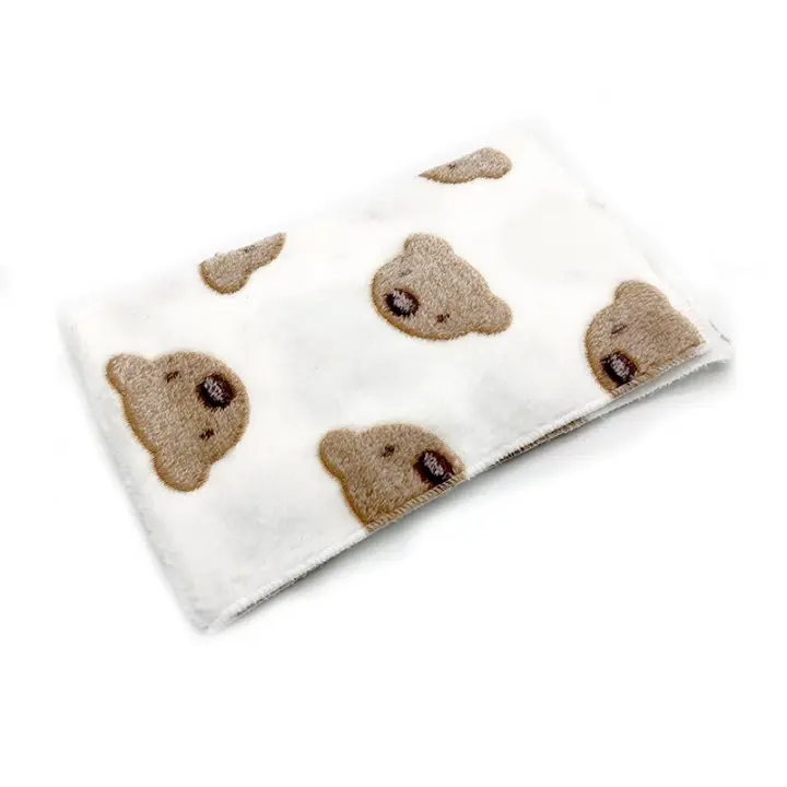 Manta de franela suave para mascotas, alfombrilla para cama de perro, forro polar cálido, funda para cama de cachorro y gato, suministros para sofá, cojín - 1