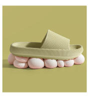 Zapatillas suaves de verano a la moda para mujer, plataforma gruesa para baño, hogar, antideslizantes para interiores, toboganes con cojín de nube para mujer - details 9
