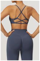 Sujetador de Yoga de Cara Completa Top de Espalda Hueco Transpirable Secado Rápido para Yoga y Estiramiento Material de Nylon para Exteriores Hecho en China - details 2
