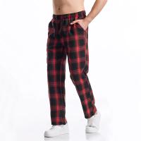 Pantalón de verano con carreaux para hombre, informal, con cordón de ajuste, recto, Harajuku, Hip-hop, para exteriores, diario - details 11