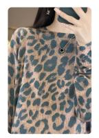 Suéter de Punto de Moda de Invierno Cuello Redondo de Lana de Worsted y Seda de Mulberry - details 45