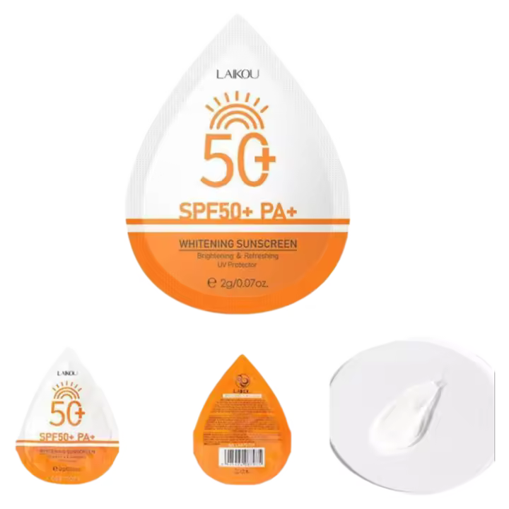 Gran oferta, crema blanqueadora de piel, reparación Facial, el mejor protector solar Spf 50, cara para piel negra y grasa, productos bloqueadores solares aclarantes dos en uno - 1