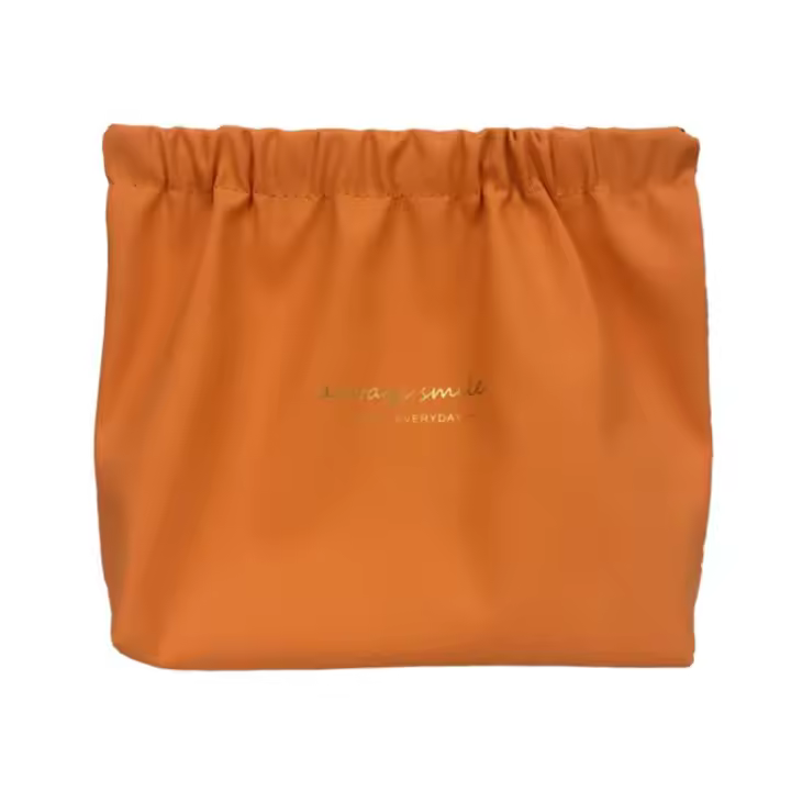 Bolsa de almacenamiento de servilletas sanitarias, bolsa de lavado, bolsa de almacenamiento para mujer, bolsa de maquillaje de viaje, bolsa de cosméticos con cierre automático, bolsa de resorte de hoja - 1