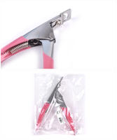 Tijeras de Manicura KADS en Rosa para Arte de Uñas Cortador de Borde en Acero Inoxidable Herramienta de Manicura para Punta de Uñas Falsas - details 4