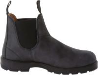 Zapatos de pareja formales de cuero Oxford sin cordones, botas clásicas para hombre, botas vintage casuales negras - details 18