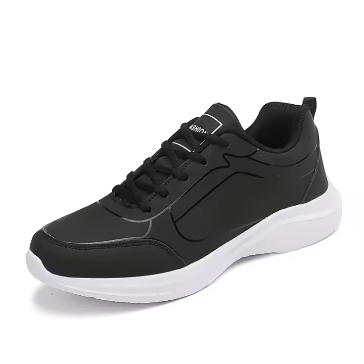 Nuevas zapatillas ligeras para hombre, zapatillas de correr de invierno para hombre, zapatos antideslizantes transpirables para caminar para hombre, zapatos casuales suaves con cordones cálidos - 1