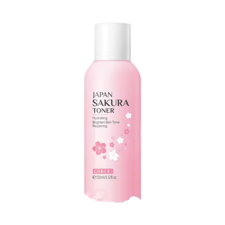 LAIKOU Sakura Toner Aceite Hidratante Profundo Control de Aceite Reducción de Poros - 1