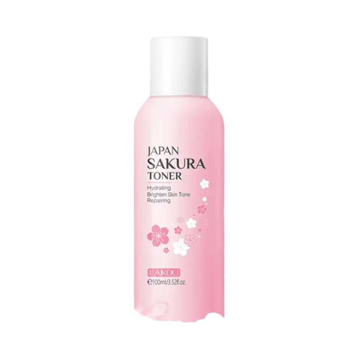 LAIKOU Sakura Toner Aceite Hidratante Profundo Control de Aceite Reducción de Poros - 1
