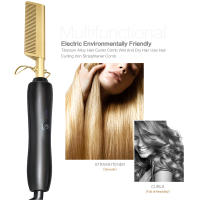 Cepillo Profesional para Alizar el Cabello Hierro de Alizamiento de Cerámica con Enchufe Europeo - details 16