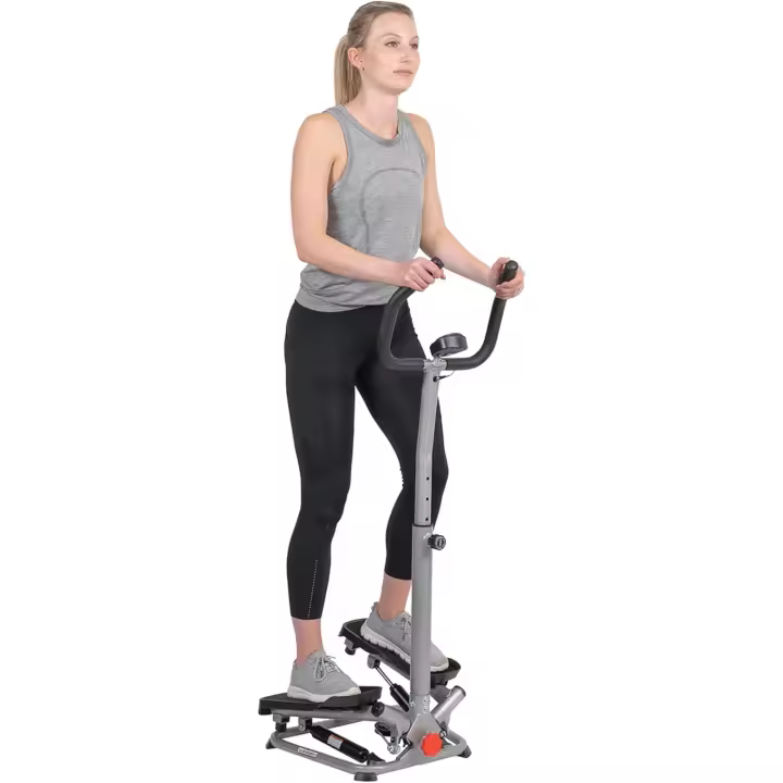 Steppers para Hacer Ejercicio en casa, escalón de Escalera de bajo Impacto para Entrenamiento de Cuerpo Completo, Stepper Opcional con Bandas de Resistencia o Manillar - 1