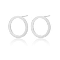Pendientes Redondos De Acero Inoxidable Para Mujer Color Oro Estilo Geométrico Joyería De Moda Para Fiestas Regalo De Cumpleaños - details 7