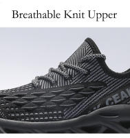 Zapatillas de correr transpirables de marca para hombre, zapatillas deportivas antideslizantes resistentes al desgaste para gimnasio, zapatillas de tenis absorbentes de golpes, zapatillas de deporte con cuchilla a la moda - details 4