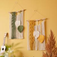 Adornos colgantes de pared para decoración del hogar, tapiz de hilo, colgante bohemio, arreglo de boda de aduanas exóticas, diseño único - details 0