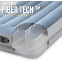 Colchón Hinchable Doble, con Bomba IEléctrica USB Integrada, se Infla en Aproximadamente de 4 Minutos, Peso Máximo 272 kg, Material Flocado más PVC Laminado, 152 x 203 x 36 cm - details 12