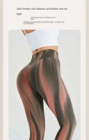 Ropa ajustada sin costuras para mujer, cintura alta, pantalones de yoga y gimnasio. - details 8